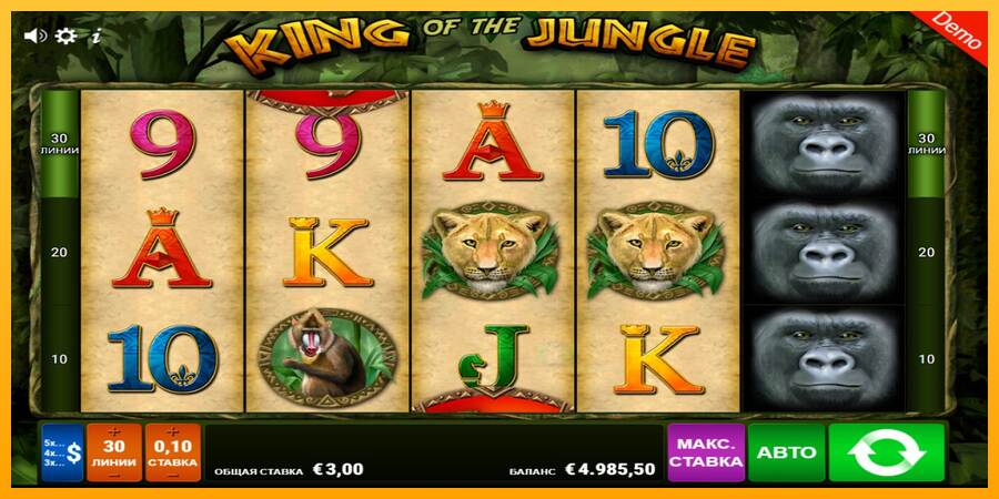 King of the Jungle macchina da gioco per soldi, immagine 3