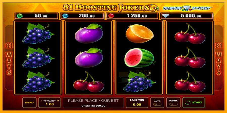 Diamond Mystery - 81 Boosting Jokers macchina da gioco per soldi, immagine 1