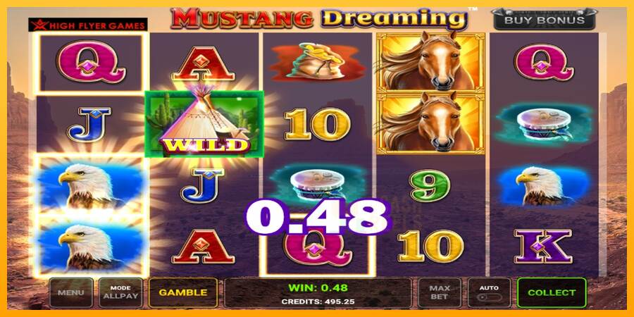 Mustang Dreaming macchina da gioco per soldi, immagine 3