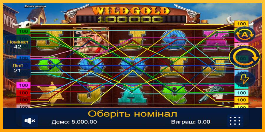 Wild Gold 100000 macchina da gioco per soldi, immagine 1