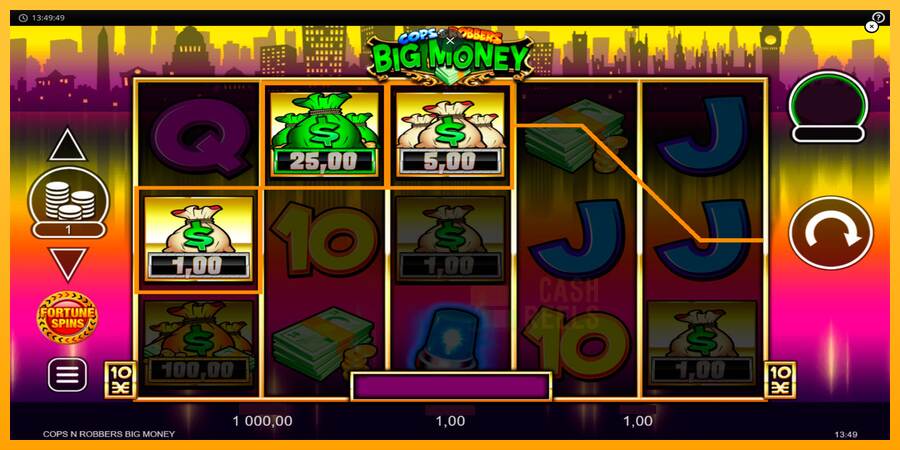 Cops n Robbers Bigger Big Money macchina da gioco per soldi, immagine 2