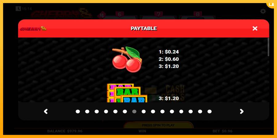 Cherry8 macchina da gioco per soldi, immagine 7