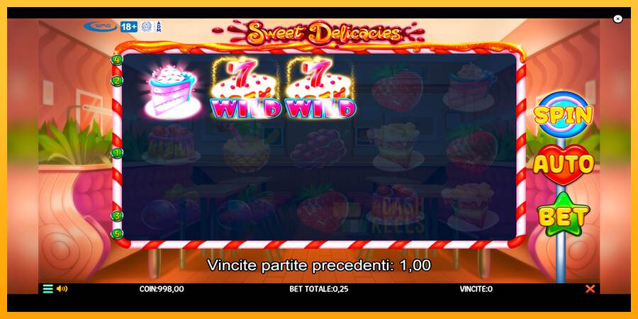 Sweet Delicacies macchina da gioco per soldi, immagine 3