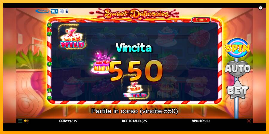 Sweet Delicacies macchina da gioco per soldi, immagine 4