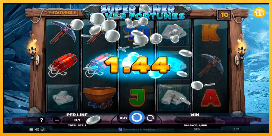 Super Miner Silver Fortunes macchina da gioco per soldi, immagine 2