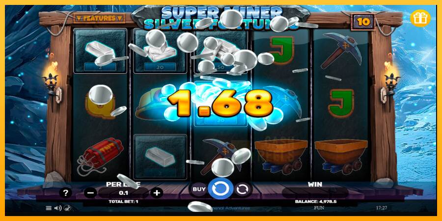 Super Miner Silver Fortunes macchina da gioco per soldi, immagine 3