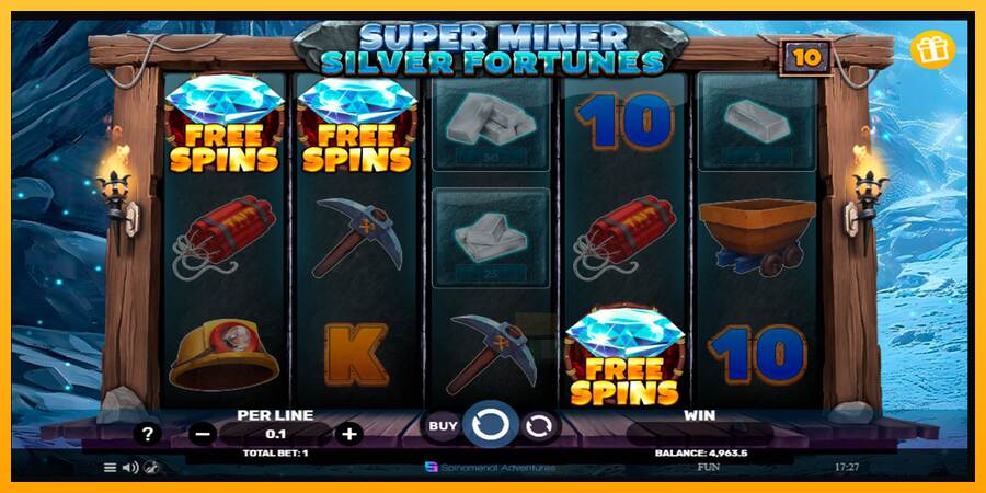 Super Miner Silver Fortunes macchina da gioco per soldi, immagine 4