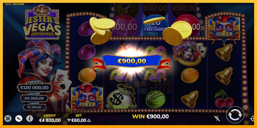 Jesters Vegas Experience macchina da gioco per soldi, immagine 3