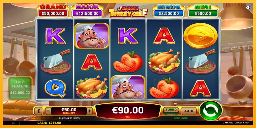 J Mania Turkey Chef macchina da gioco per soldi, immagine 3