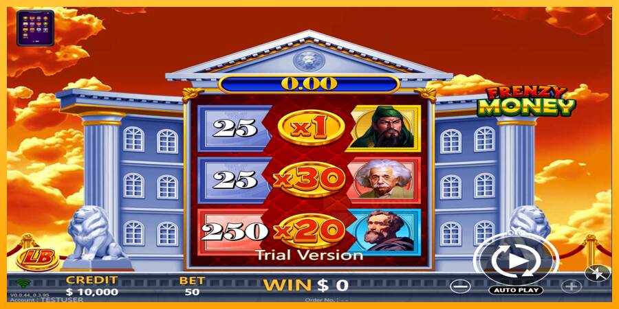 Frenzy Money macchina da gioco per soldi, immagine 1