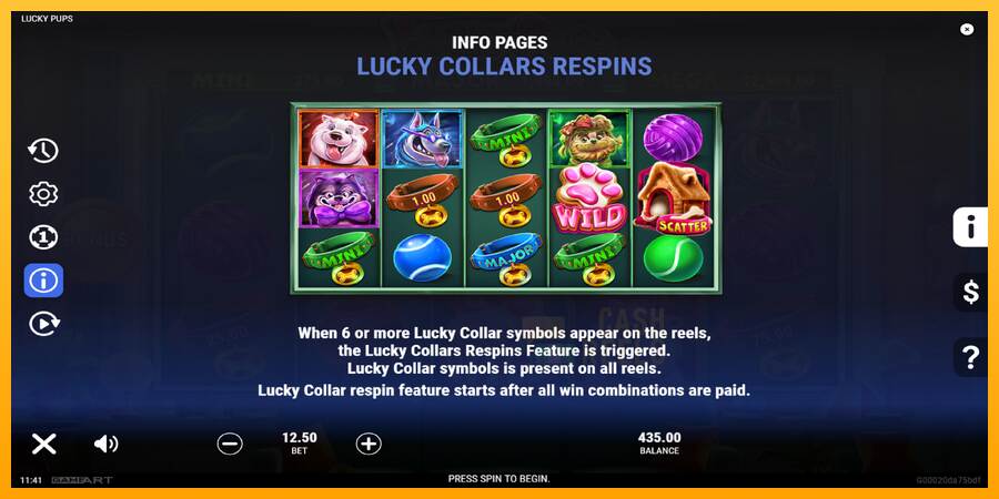 Lucky Pups macchina da gioco per soldi, immagine 5