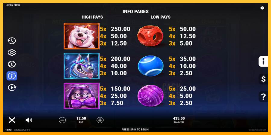 Lucky Pups macchina da gioco per soldi, immagine 6