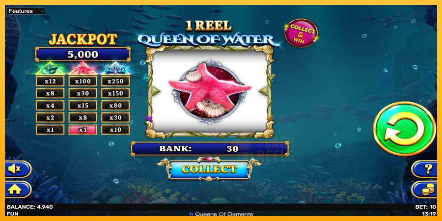 1 Reel Queen of Water macchina da gioco per soldi, immagine 3