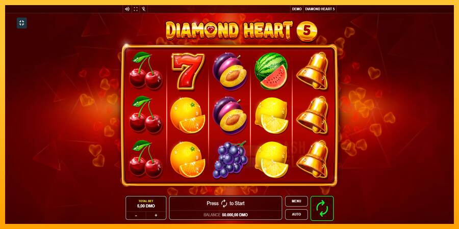 Diamond Heart 5 macchina da gioco per soldi, immagine 1