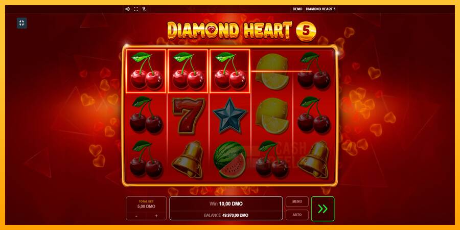 Diamond Heart 5 macchina da gioco per soldi, immagine 2