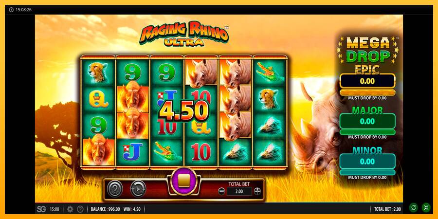 Raging Rhino Ultra macchina da gioco per soldi, immagine 2