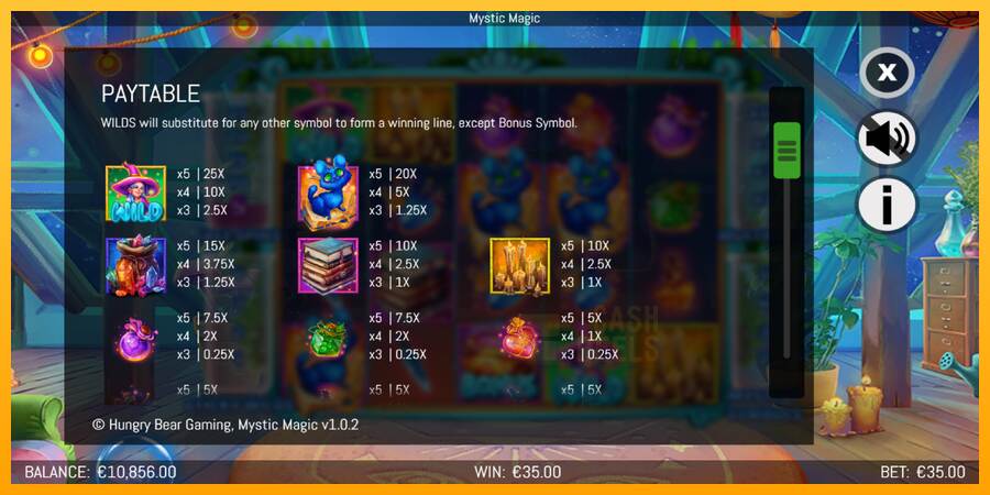 Mystic Magic macchina da gioco per soldi, immagine 5