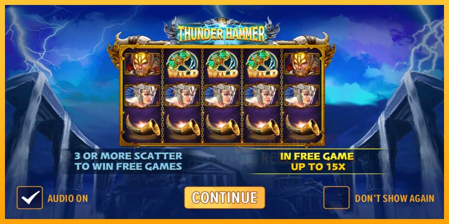 Thunder Hammer macchina da gioco per soldi, immagine 1