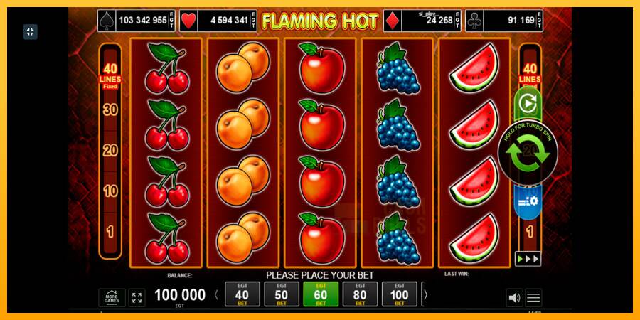 Flaming Hot macchina da gioco per soldi, immagine 1