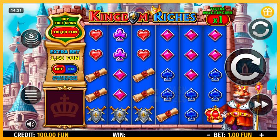 Kingdom Riches macchina da gioco per soldi, immagine 1