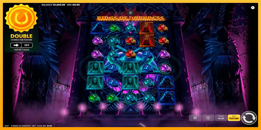 5 Rings of Darkness macchina da gioco per soldi, immagine 1