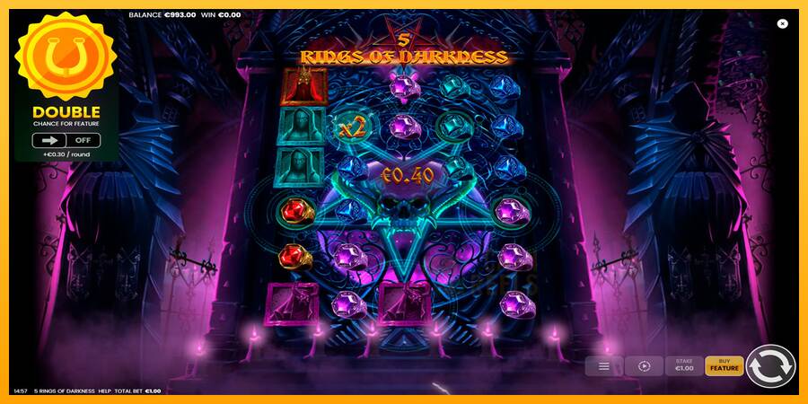 5 Rings of Darkness macchina da gioco per soldi, immagine 4