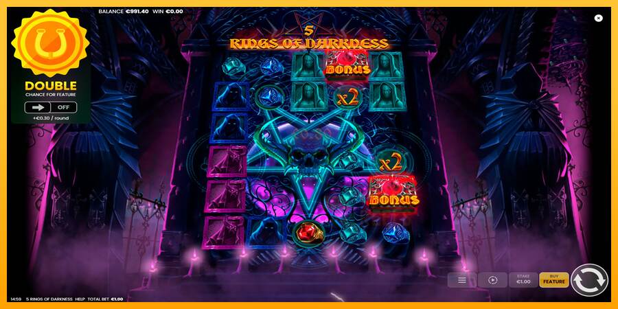 5 Rings of Darkness macchina da gioco per soldi, immagine 5