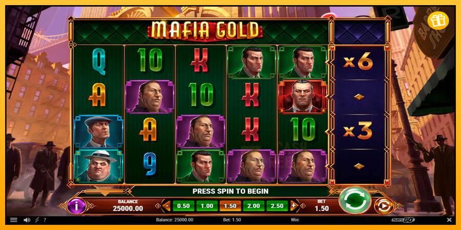 Mafia Gold macchina da gioco per soldi, immagine 1