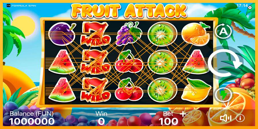 Fruit Attack macchina da gioco per soldi, immagine 1