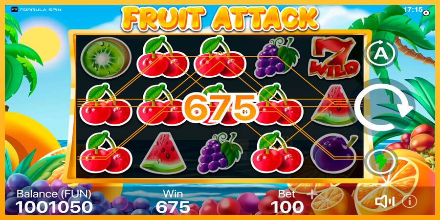 Fruit Attack macchina da gioco per soldi, immagine 3