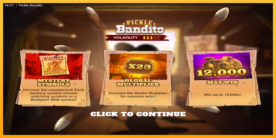 Pickle Bandits macchina da gioco per soldi, immagine 1