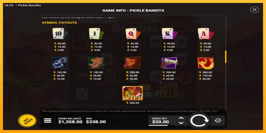 Pickle Bandits macchina da gioco per soldi, immagine 6