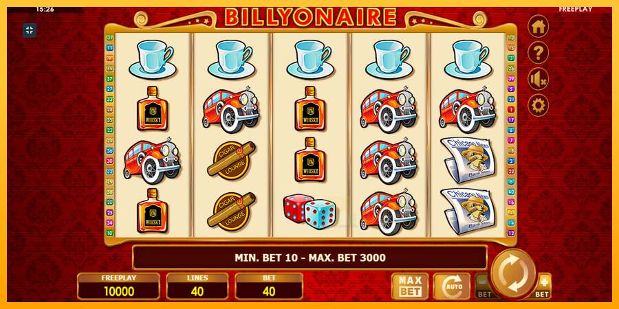 Billyonaire macchina da gioco per soldi, immagine 3