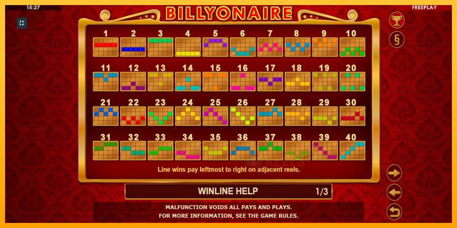 Billyonaire macchina da gioco per soldi, immagine 5