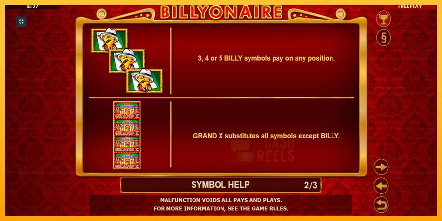 Billyonaire macchina da gioco per soldi, immagine 6