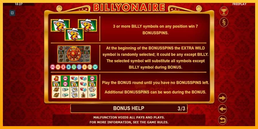 Billyonaire macchina da gioco per soldi, immagine 7