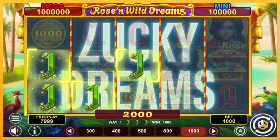 Rose’n Wild Dreams Hold & Win macchina da gioco per soldi, immagine 3