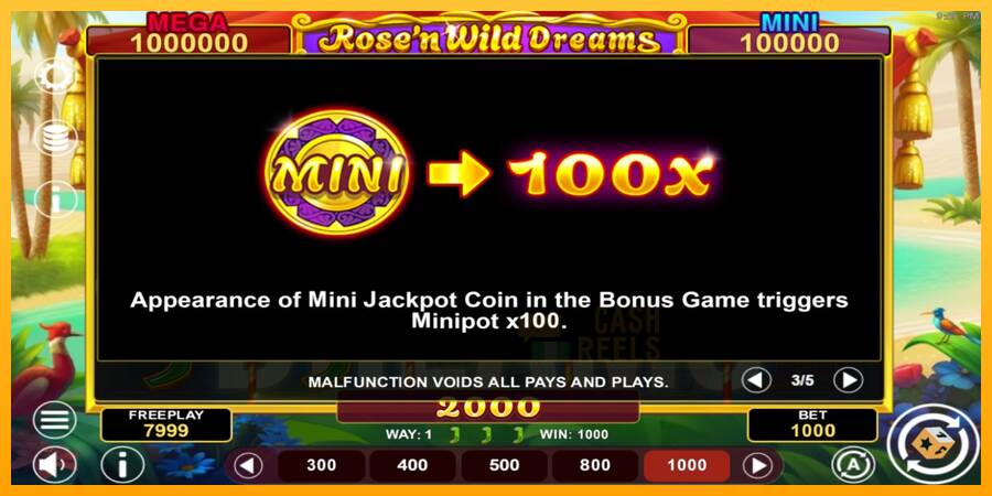 Rose’n Wild Dreams Hold & Win macchina da gioco per soldi, immagine 6