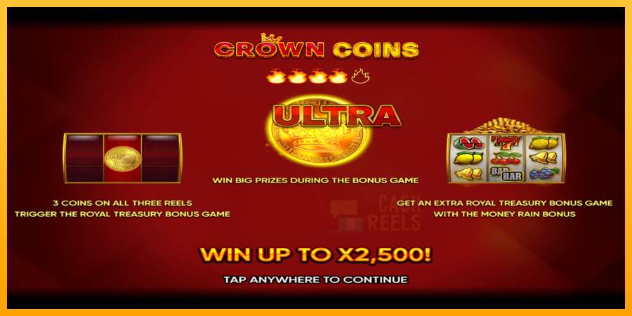 Crown Coins macchina da gioco per soldi, immagine 1