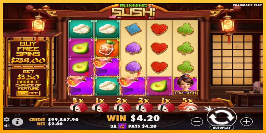 Running Sushi macchina da gioco per soldi, immagine 4