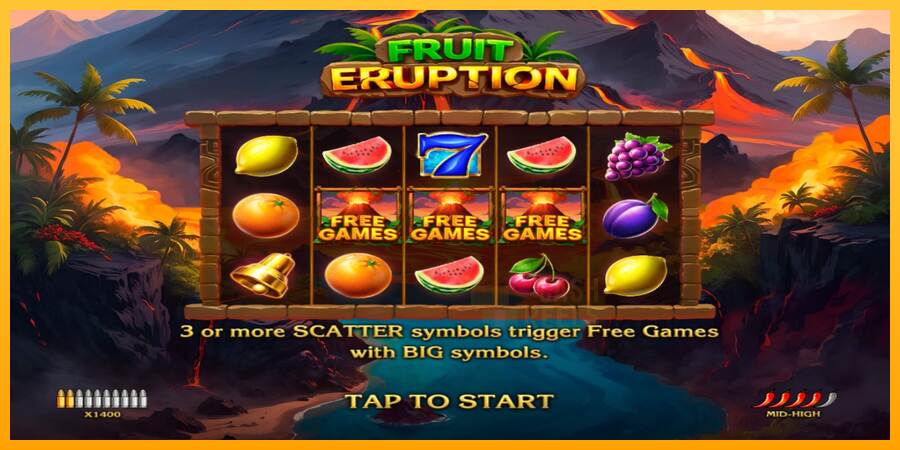 Fruit Eruption macchina da gioco per soldi, immagine 1