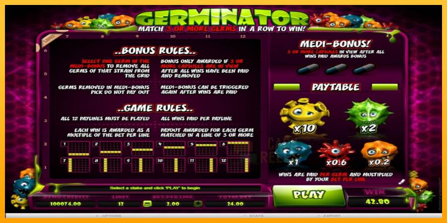 Germinator macchina da gioco per soldi, immagine 2