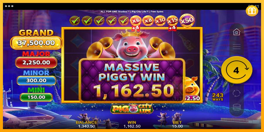 Pig City Life macchina da gioco per soldi, immagine 5