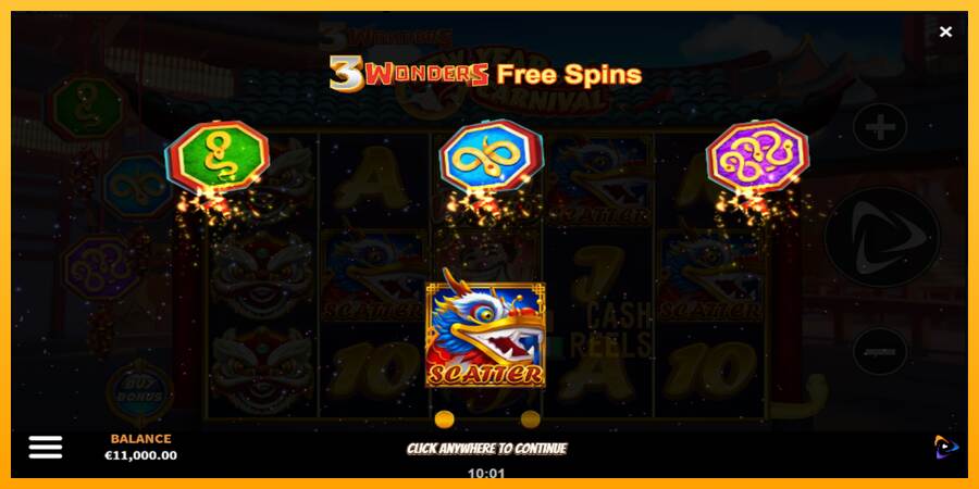 3 Wonders New Year Carnival macchina da gioco per soldi, immagine 1