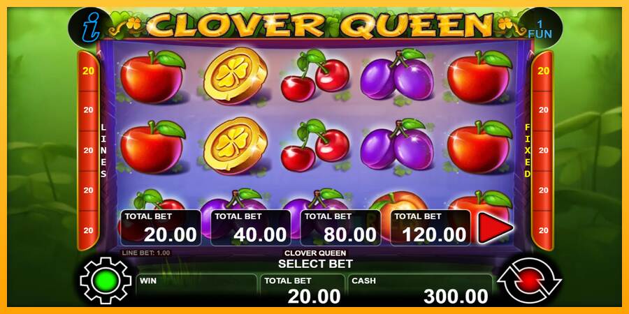 Clover Queen macchina da gioco per soldi, immagine 1