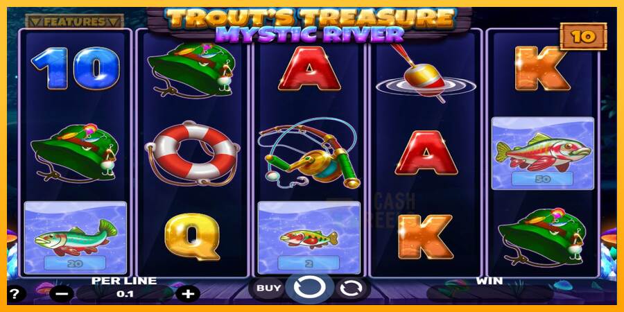 Trouts Treasure - Mystic River macchina da gioco per soldi, immagine 3