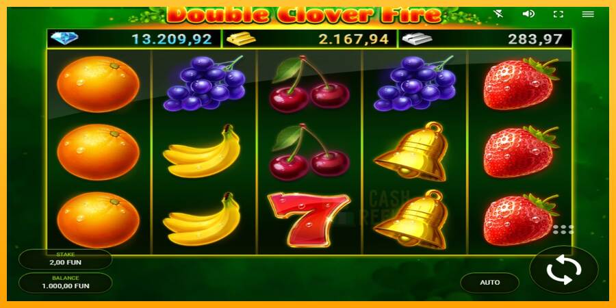 Double Clover Fire macchina da gioco per soldi, immagine 1