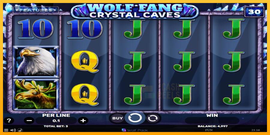 Wolf Fang - Crystal Caves macchina da gioco per soldi, immagine 2