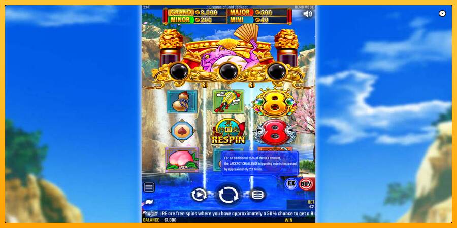 Dreams of Gold Jackpot macchina da gioco per soldi, immagine 2