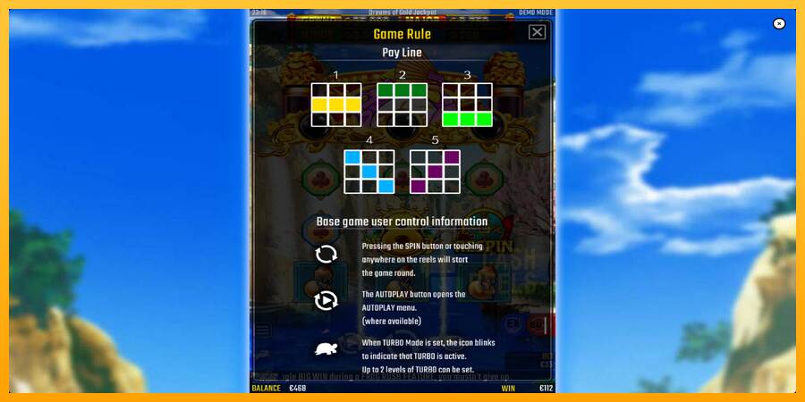 Dreams of Gold Jackpot macchina da gioco per soldi, immagine 7